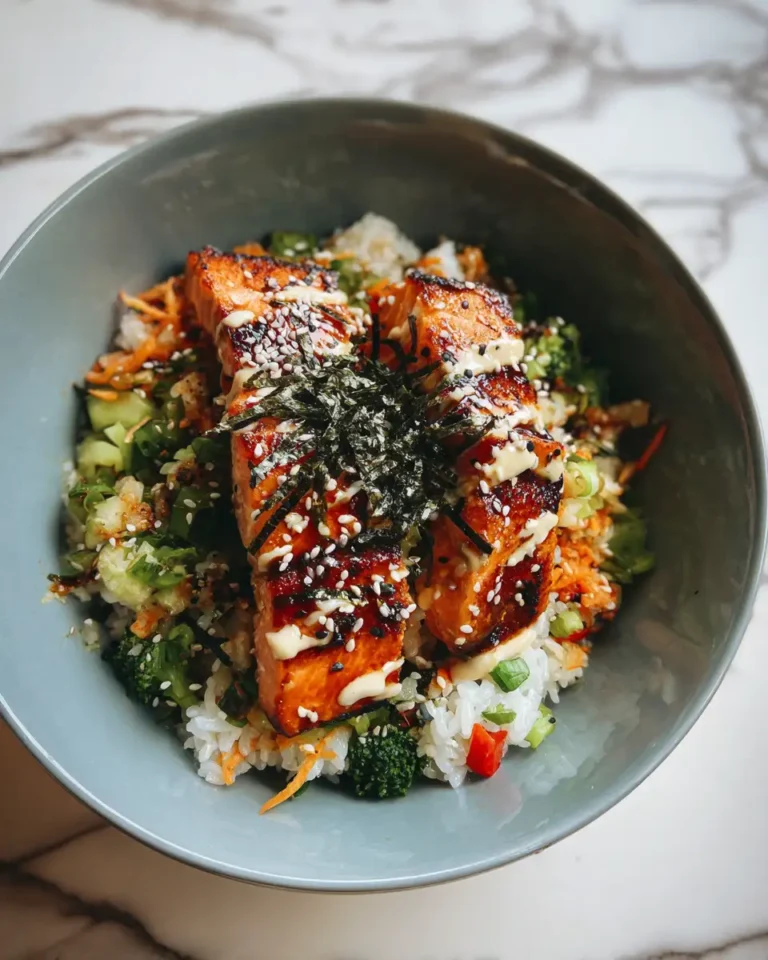 Savor the Flavor: Teriyaki Salmon Rice Bowl Bliss - Featured Image
