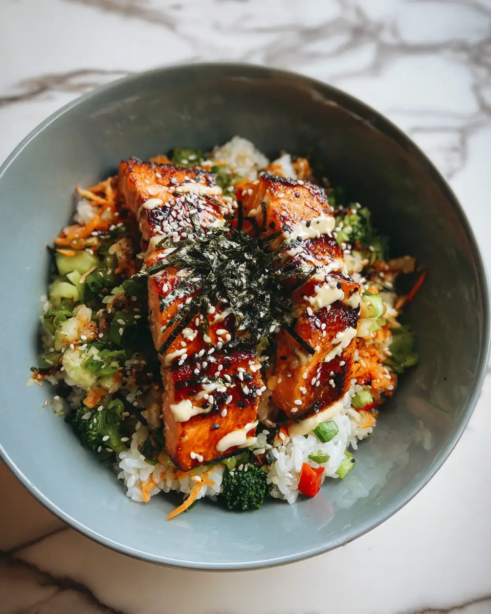 Savor the Flavor: Teriyaki Salmon Rice Bowl Bliss - Featured Image
