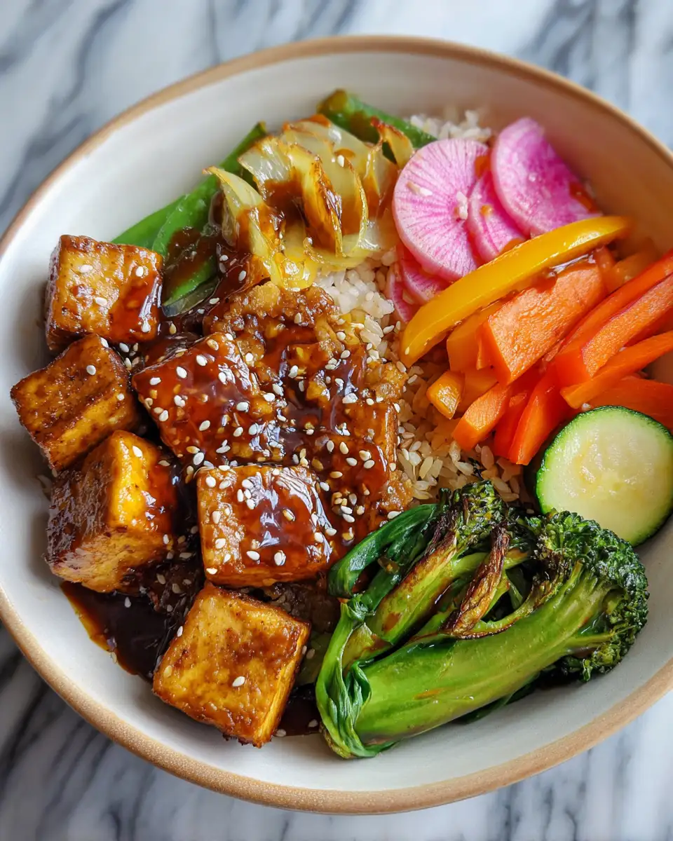 Savor the Flavor: Teriyaki Tofu and Veggie Bowl Delight - Featured Image