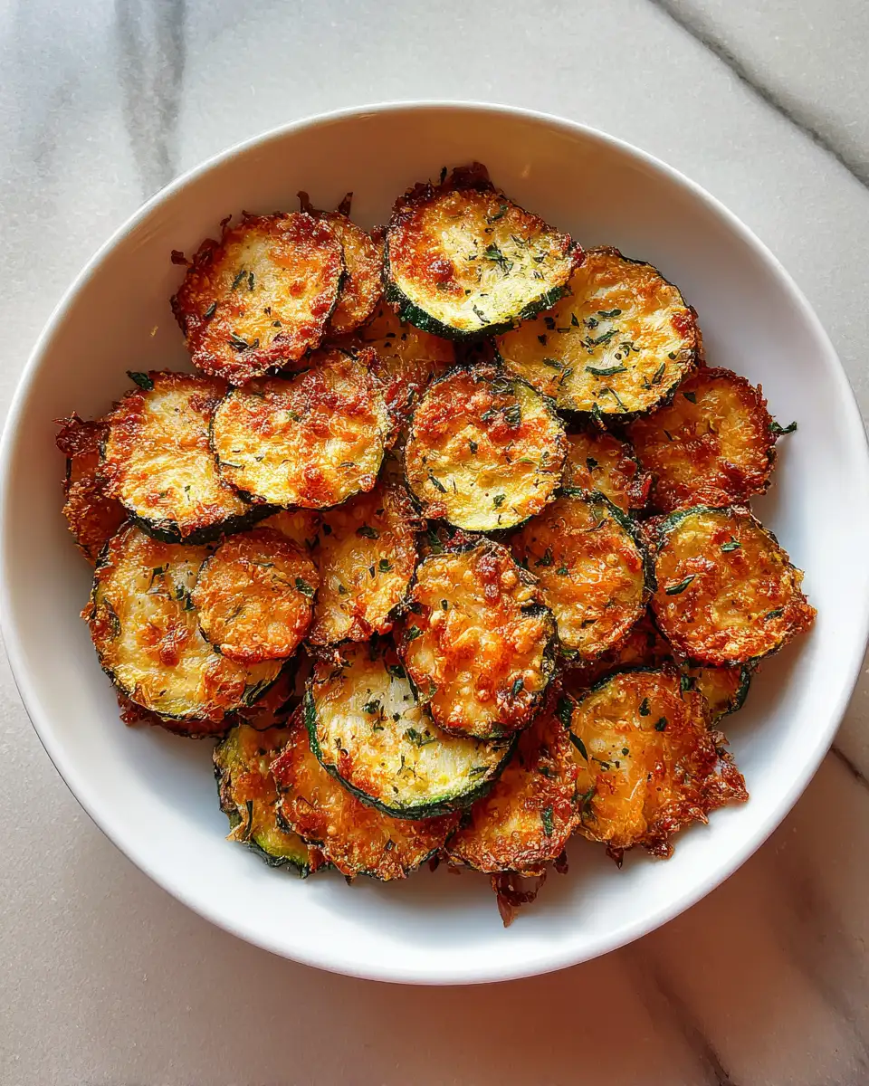 Final dish - Crispy Air Fryer Zucchini Chips: Your New Guilt-Free Snack Favorite