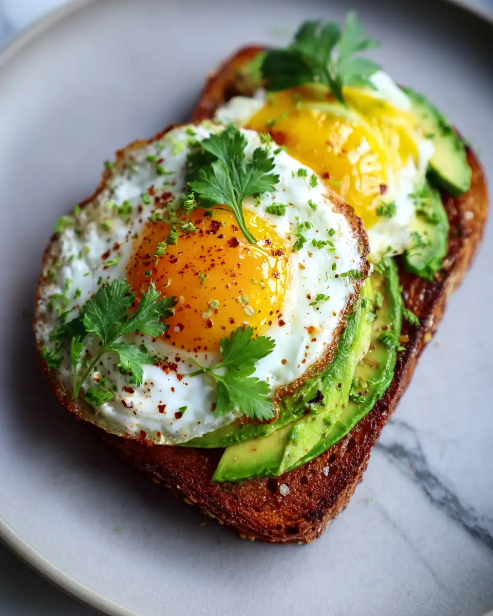 Final dish - Rise and Shine with the Ultimate Avocado Breakfast Toast