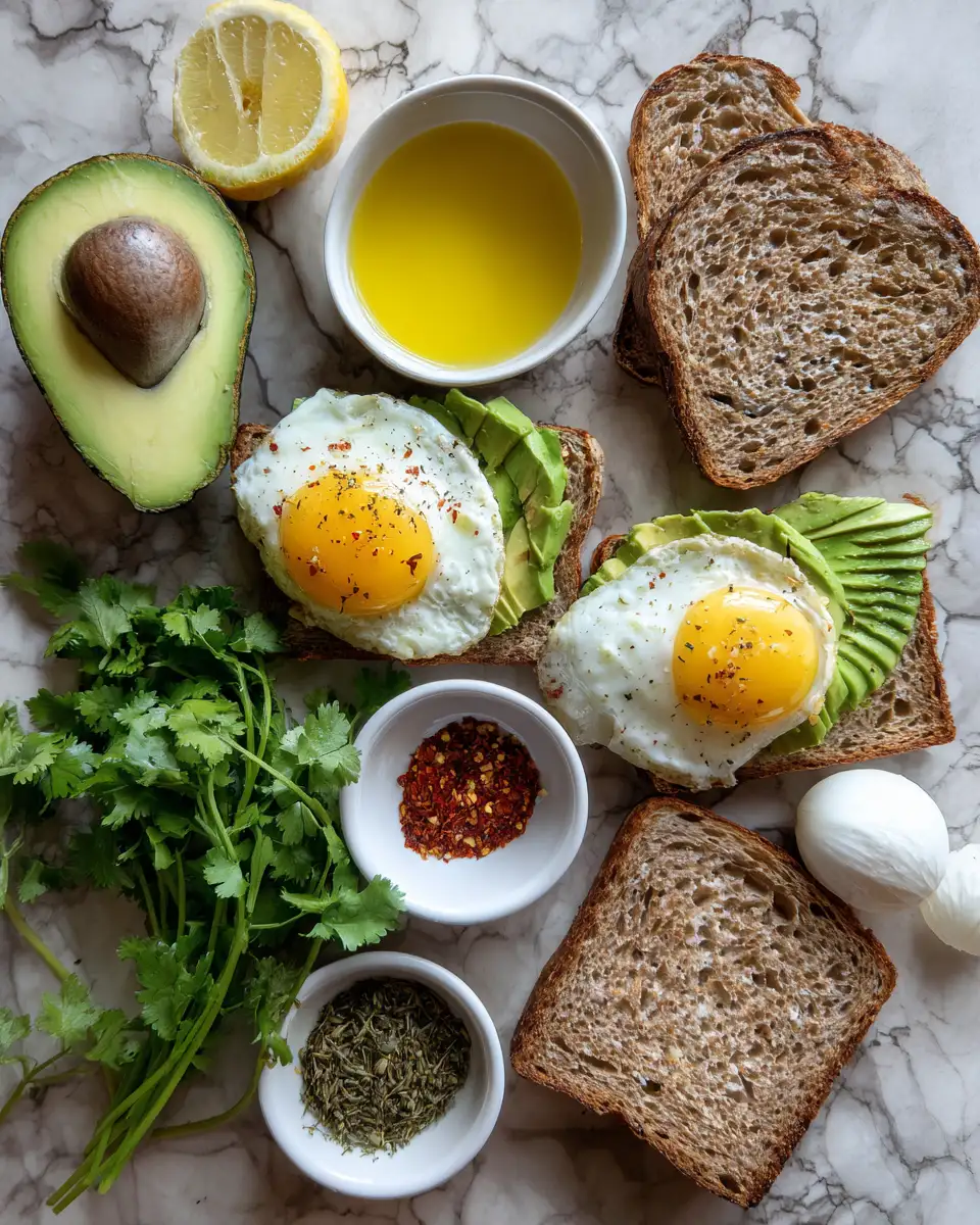 Ingredients for Avocado Egg Toast: The Ultimate Breakfast Game-Changer