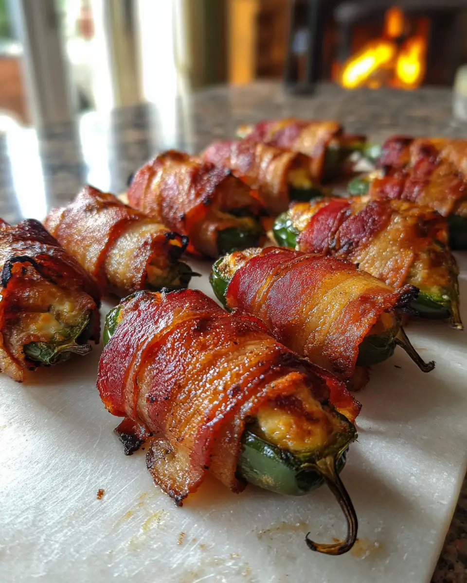 Final dish - Sizzle and Spice: The Ultimate Bacon Wrapped Jalapeno Poppers Experience