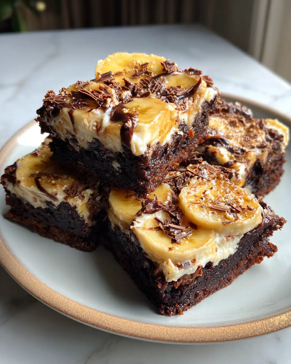 Final dish - Decadent Delight: Banana Pudding Brownies You Can't Resist