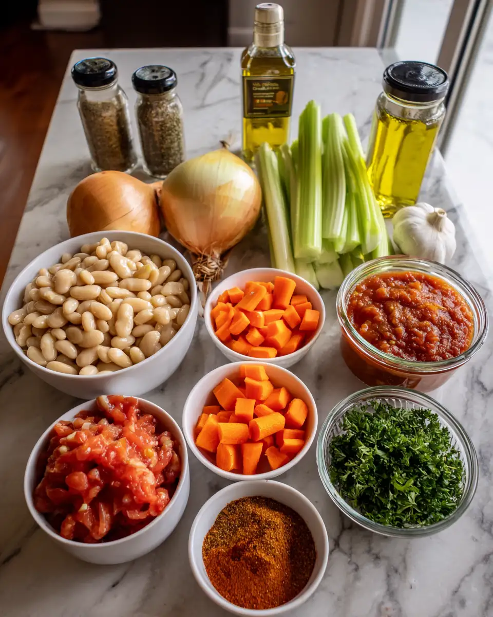 Ingredients for Cozy Comfort in a Bowl: Discover the Magic of Butter Bean Soup