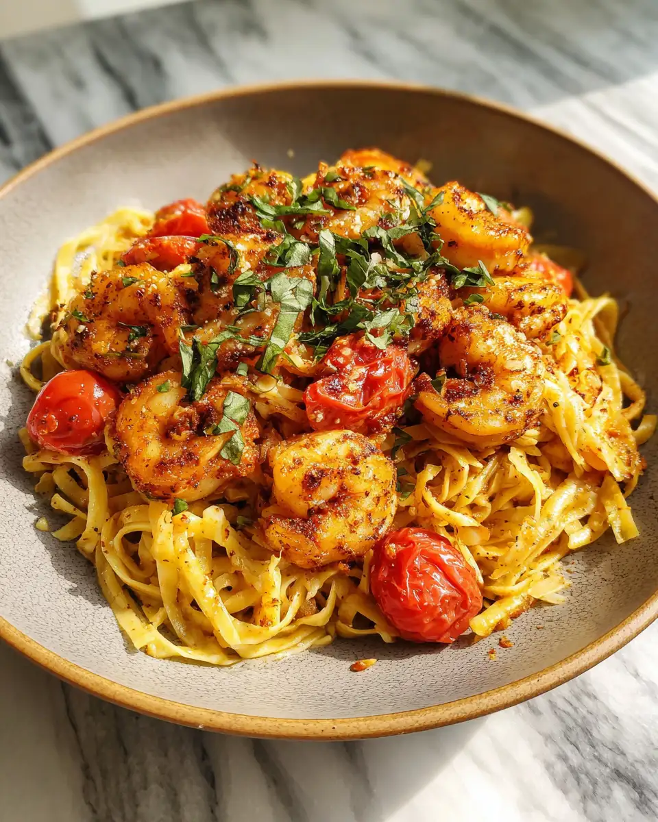 Spice Up Your Dinner with Irresistible Cajun Shrimp Pasta - Featured Image
