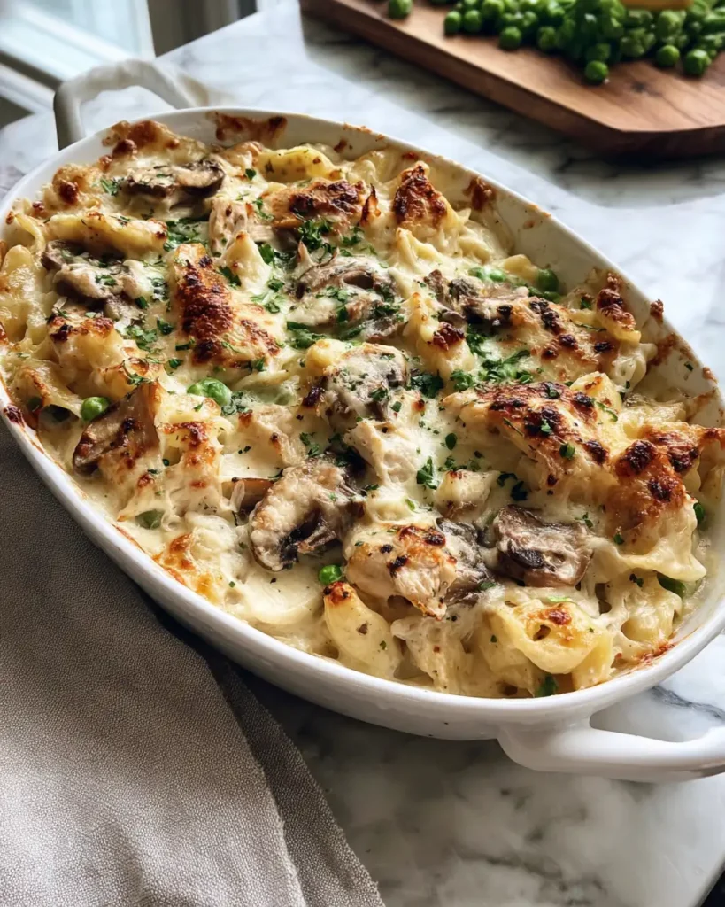 Creamy Comfort in a Dish: Irresistible Chicken Alfredo Casserole - Featured Image