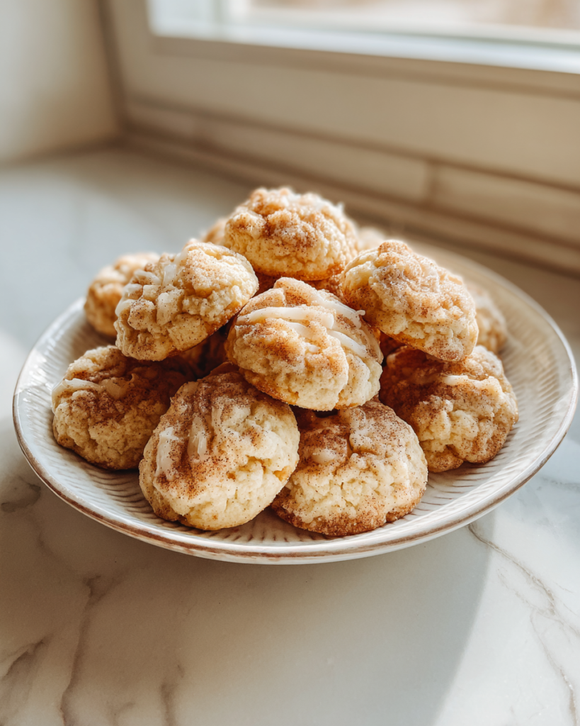 Heavenly Bites: Cinnamon Sugar Cream Cheese Cookies Delight - Featured Image