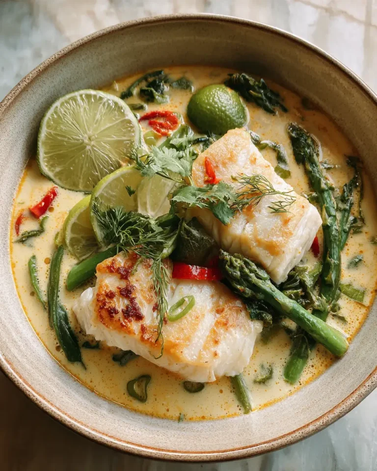 Dive into Tropical Comfort with Creamy Coconut Lime Fish Soup - Featured Image