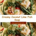 Dive into Tropical Comfort with Creamy Coconut Lime Fish Soup