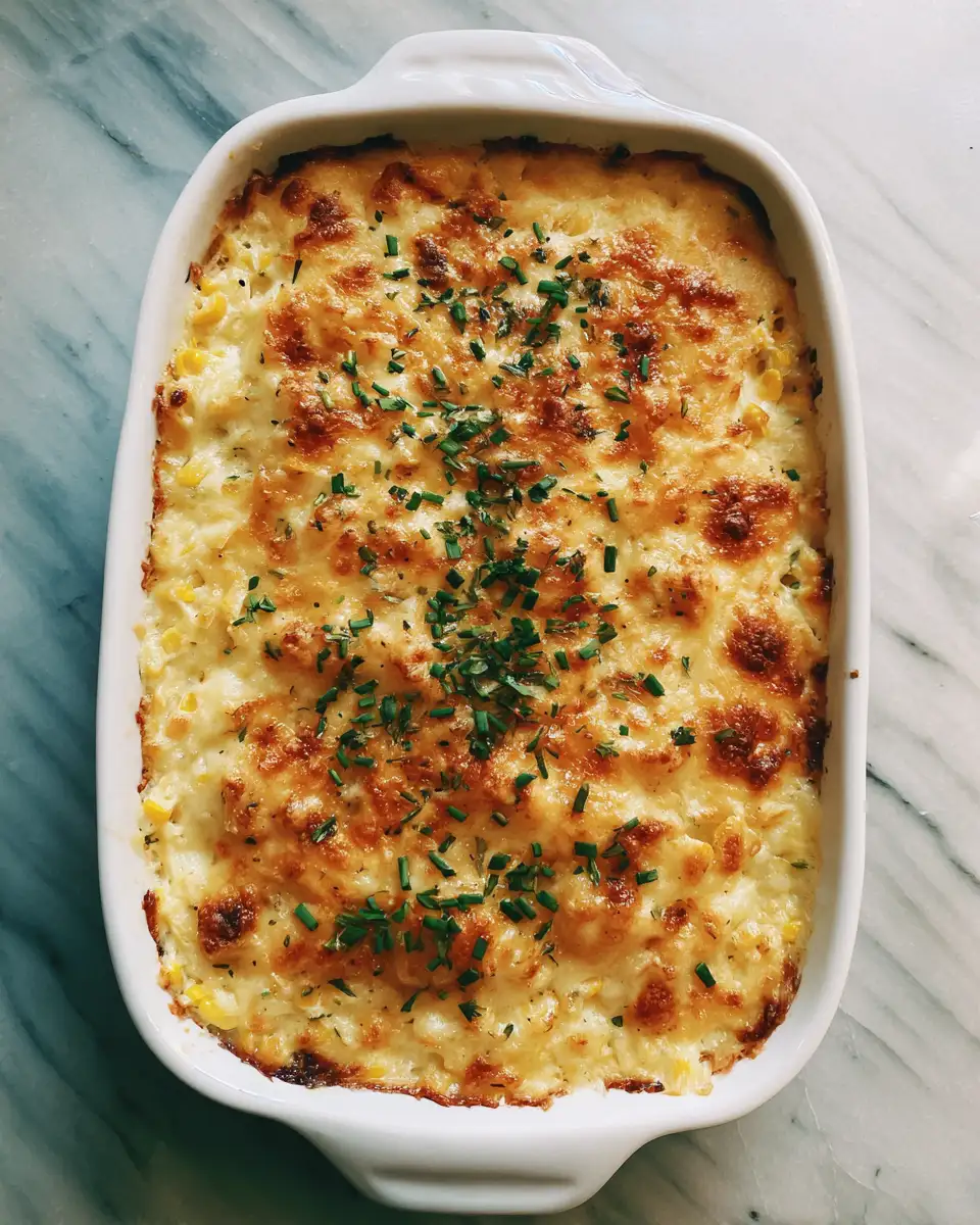 Final dish - Irresistibly Creamy Corn Casserole: Your Ultimate Comfort Food Delight