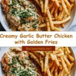 Creamy Garlic Butter Chicken with Golden Fries: A Match Made in Culinary Heaven