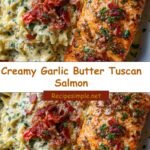 Indulge in the Irresistible Flavor of Creamy Garlic Butter Tuscan Salmon