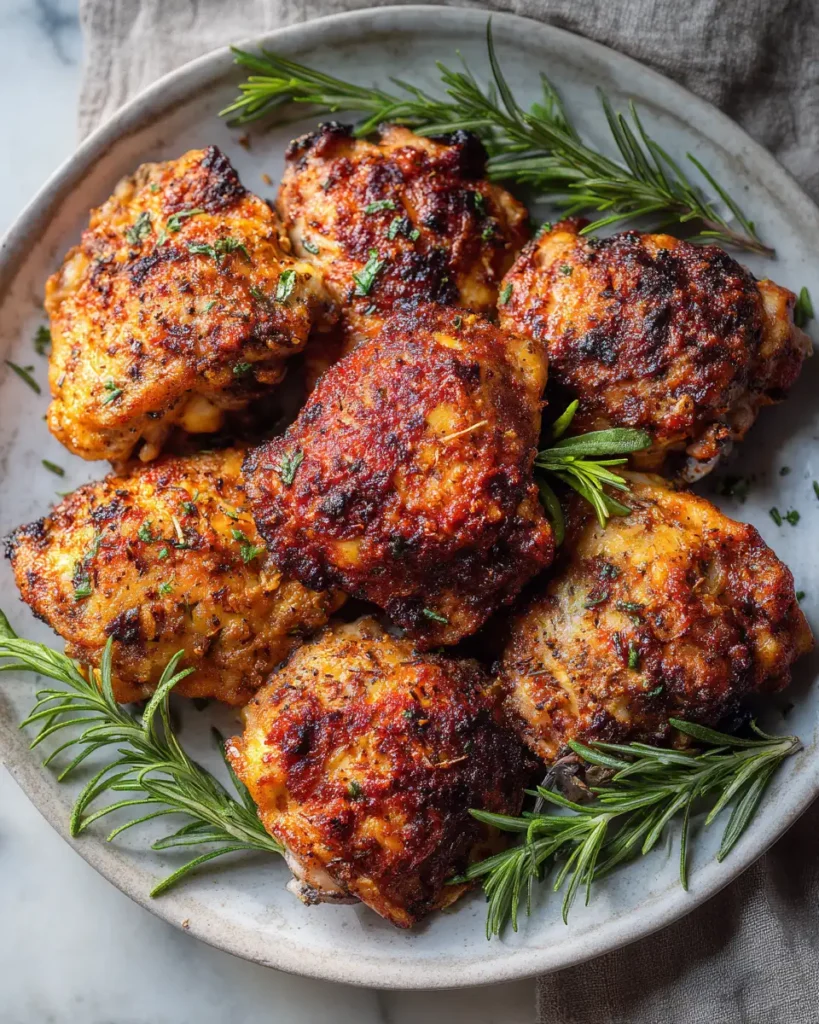 Irresistibly Crispy Baked Chicken Thighs for Effortless Gourmet Meals - Featured Image