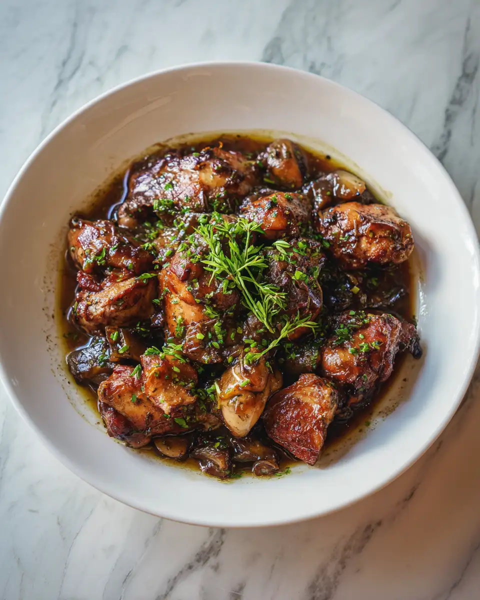 Final dish - Savor the Flavor: Irresistible Crockpot Garlic Chicken Magic