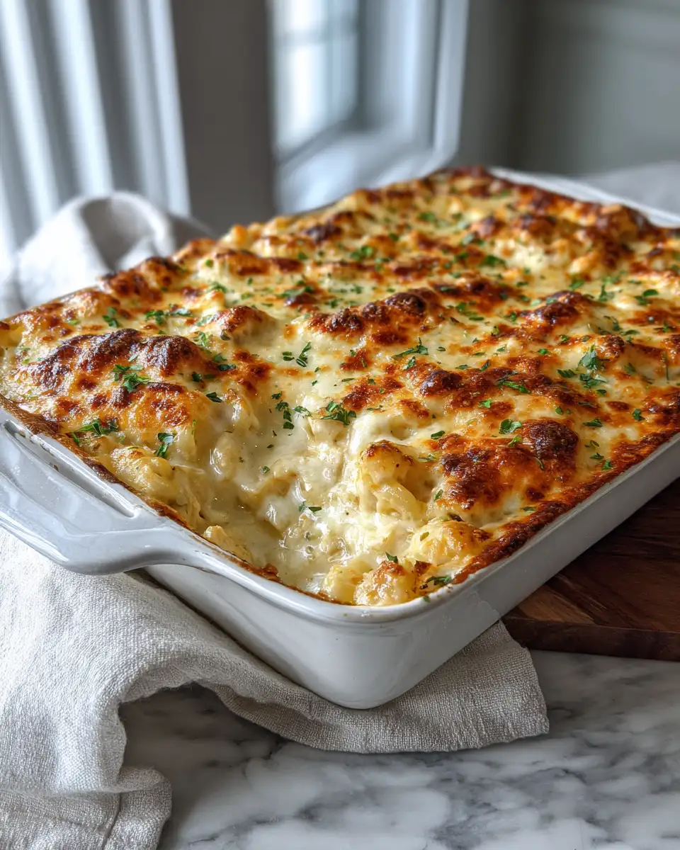 Effortless Comfort: Easy Chicken Alfredo Bake for Busy Weeknights - Featured Image
