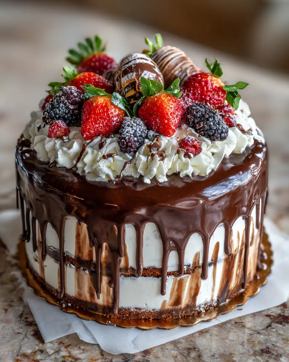Final dish - Dad's Delight: The Ultimate Father's Day Cake Recipe