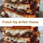 Ultimate French Dip Grilled Cheese Bliss