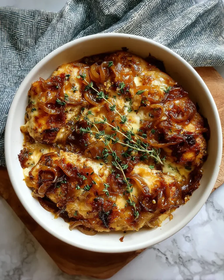 Savor the Flavor: Irresistible French Onion Chicken Bake That Will Wow Your Taste Buds - Featured Image