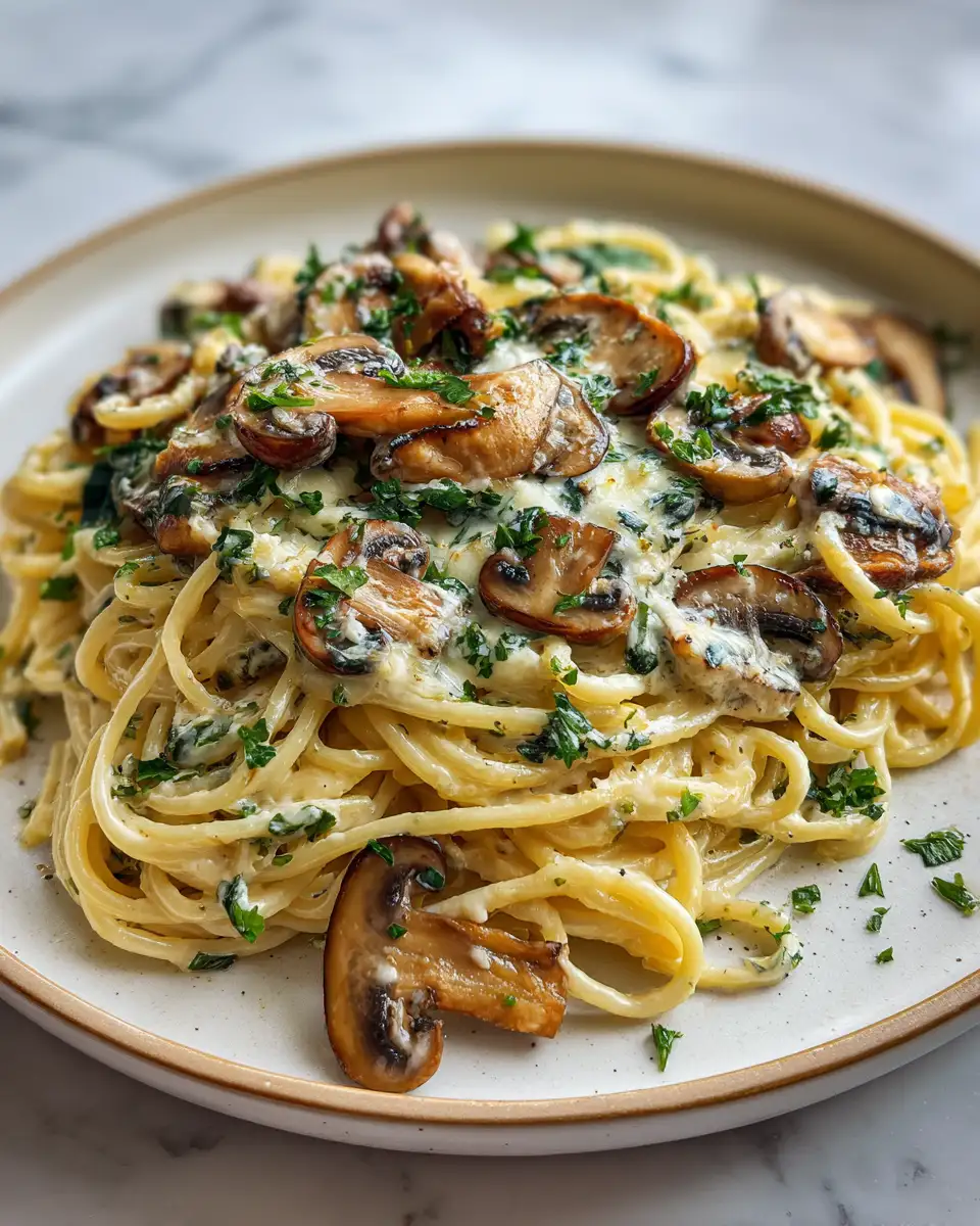 Creamy Garlic Mushroom Pasta: A Simple Yet Flavorful Delight - Featured Image