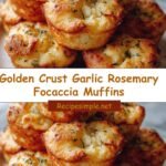 Golden Crust Garlic Rosemary Focaccia Muffins: A Savory Delight in Every Bite