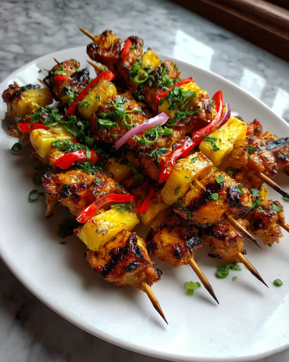 Sizzling Grilled Thai Coconut Chicken Skewers: A Flavorful Adventure Awaits - Featured Image