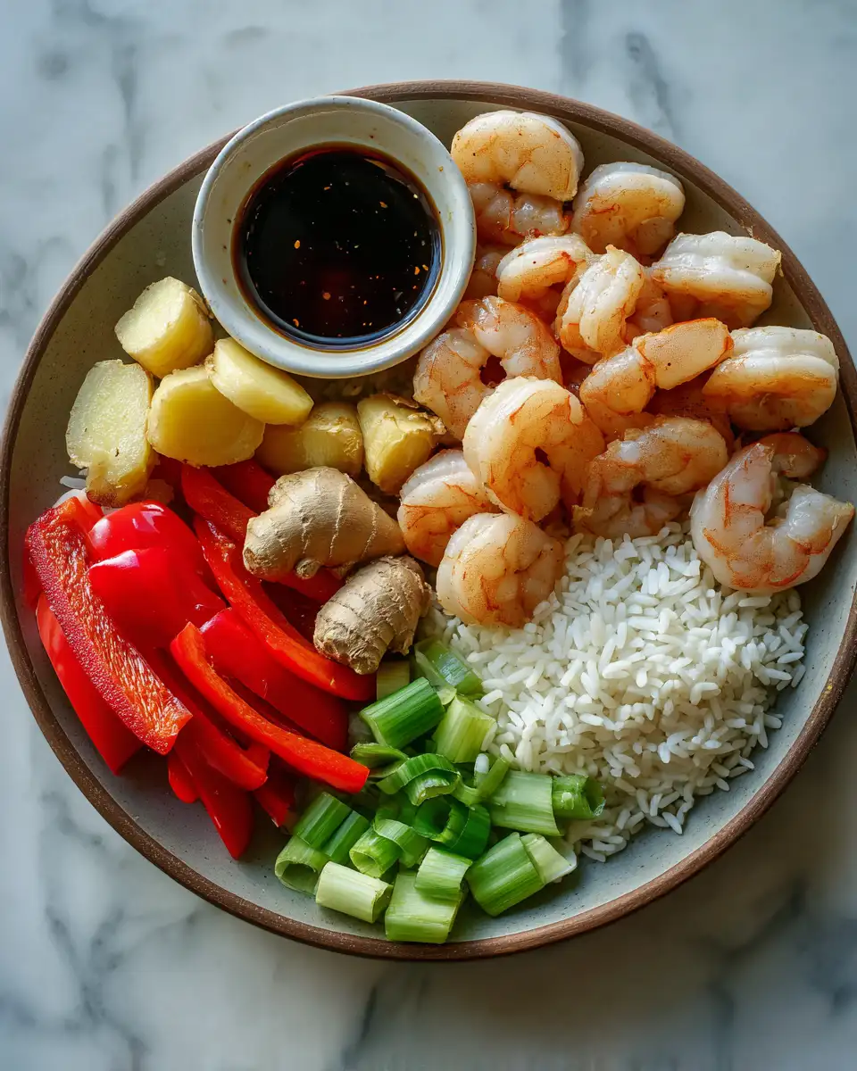 Ingredients for Irresistibly Sweet and Savory: Dive into Honey Garlic Shrimp Bowls