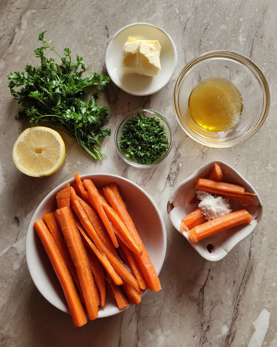 Ingredients for Sweet Symphony: The Magic of Honey Glazed Carrots