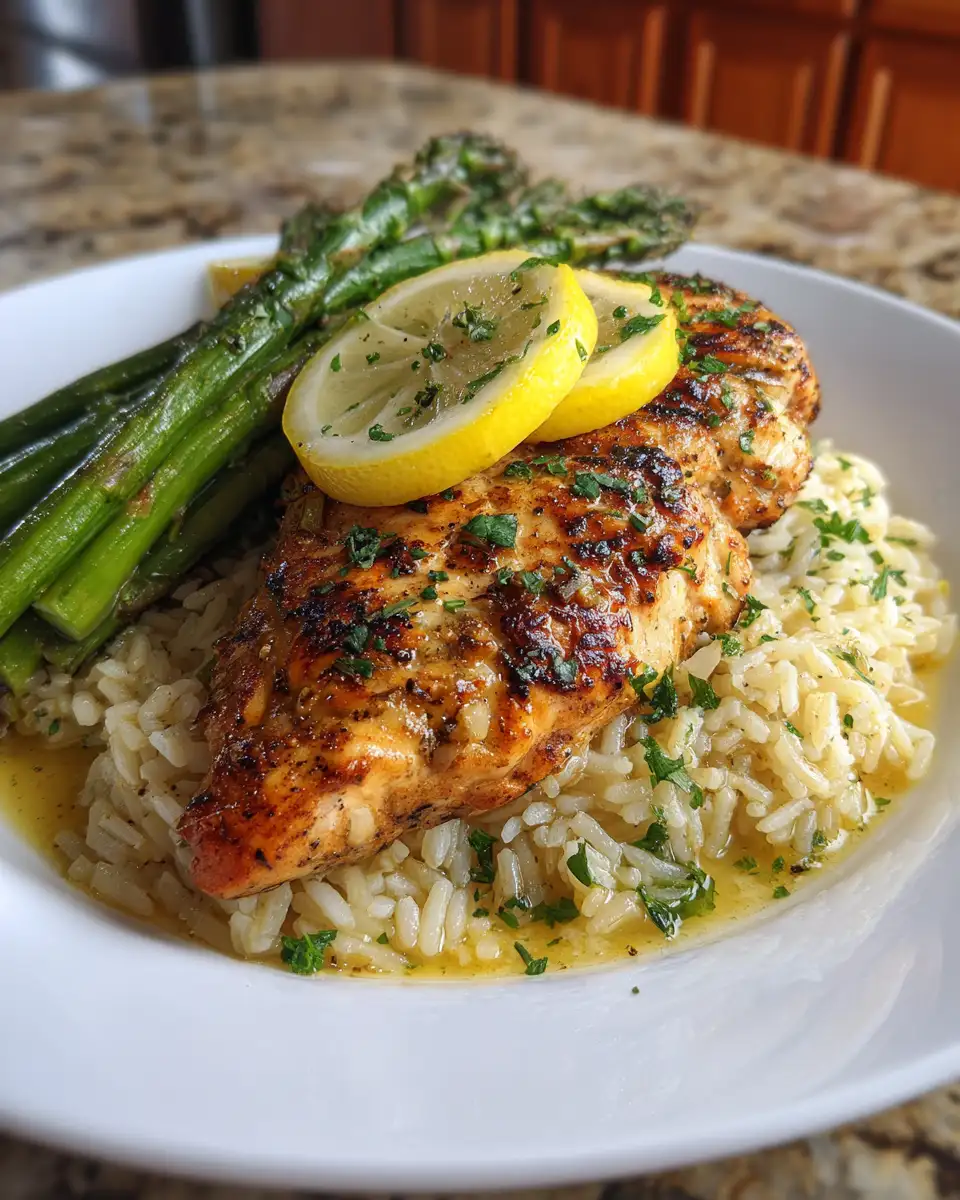 Final dish - Zesty Lemon Garlic Chicken: A Flavorful Twist on Dinner Night