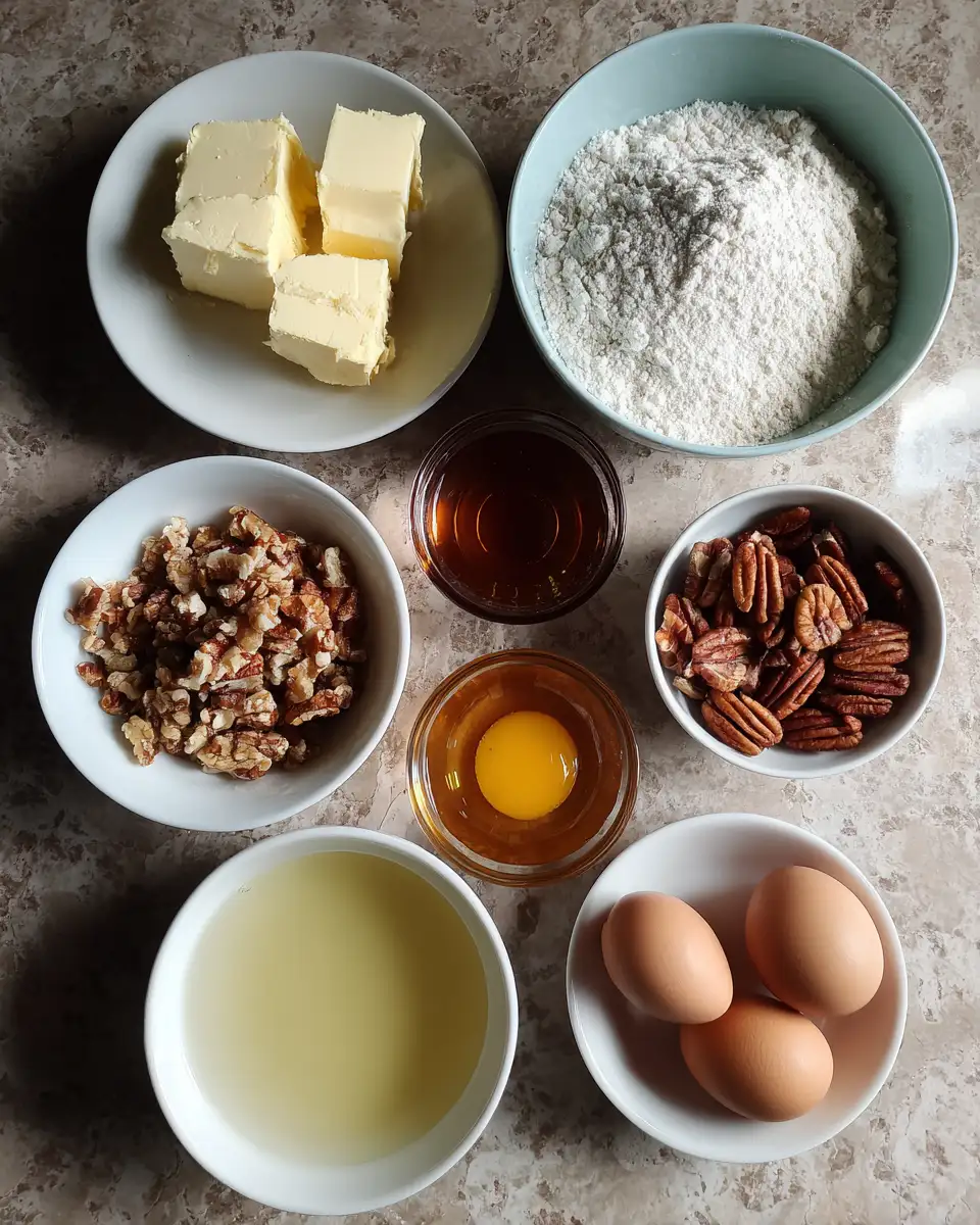 Ingredients for Indulge in Autumn Bliss with Maple Pecan Soft Bake Cookies