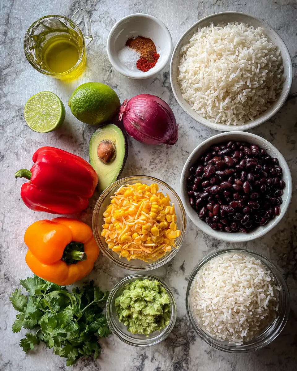 Ingredients for Savor the Spice: Crafting the Perfect Mexican Rice Bowl