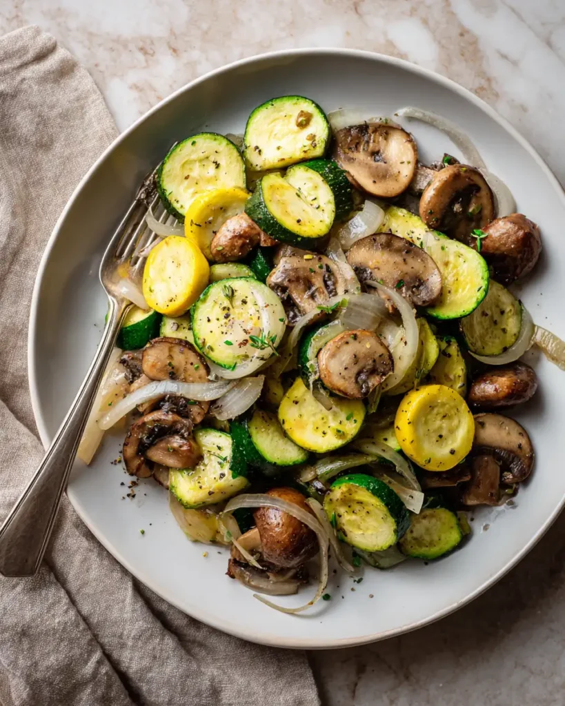 Savor the Flavor: Sauteed Zucchini, Mushrooms, and Onions Delight - Featured Image