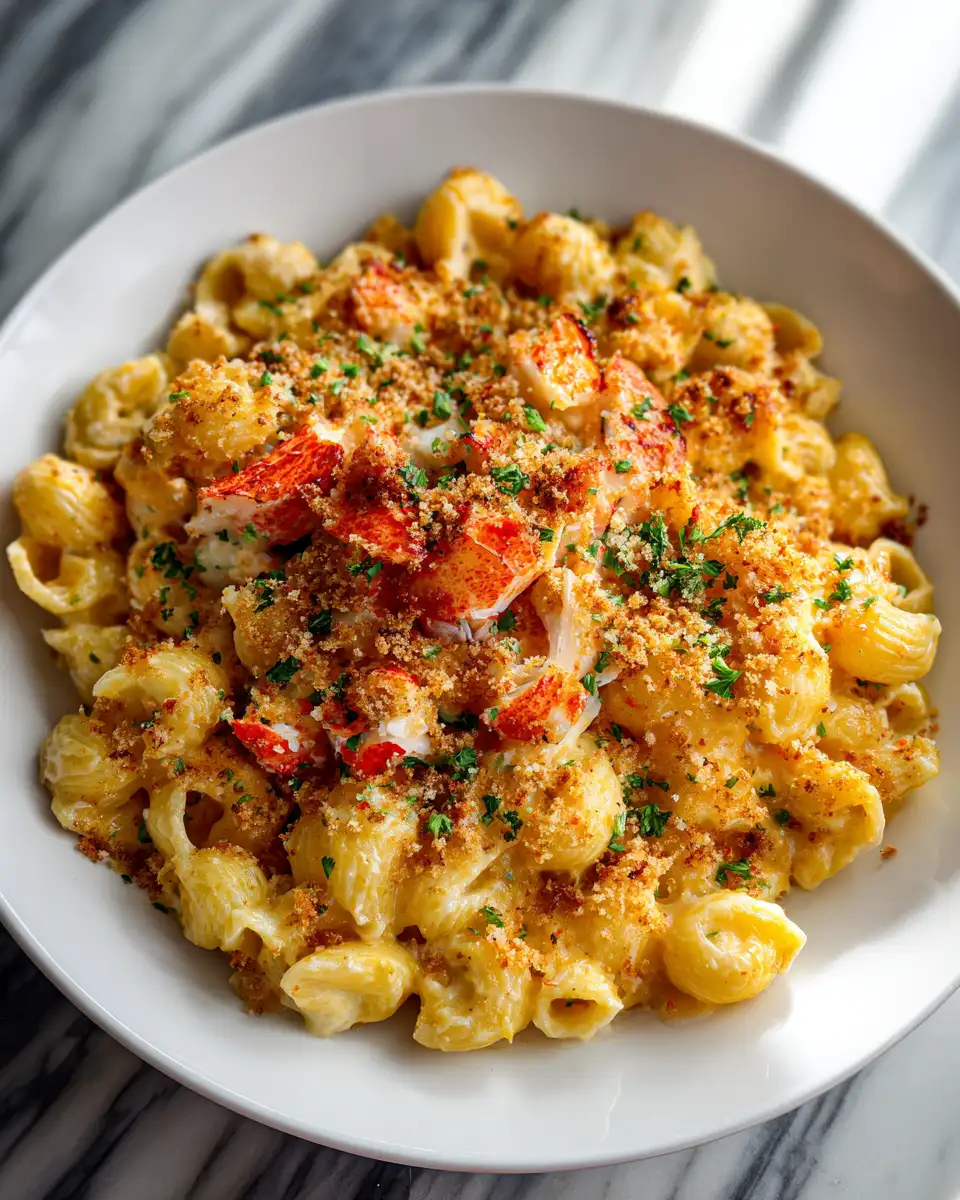 Final dish - Dive into Decadence: Irresistible Seafood Mac and Cheese Extravaganza