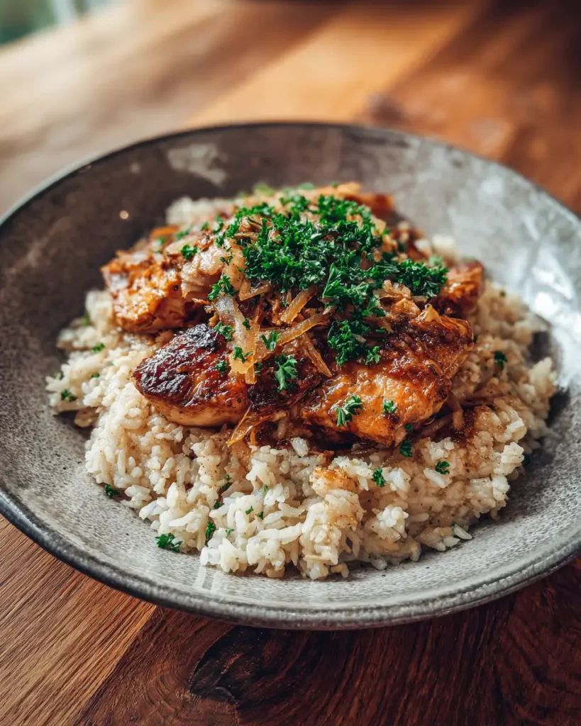 Savor the Soothing Simplicity of Slow Cooker Chicken and Rice - Featured Image