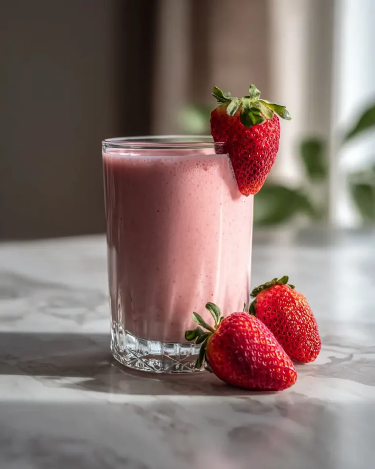 Boost Your Day with a Delicious Strawberry Banana Protein Smoothie - Featured Image