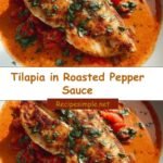 Dive Into Deliciousness: Tilapia in Roasted Pepper Sauce Extravaganza