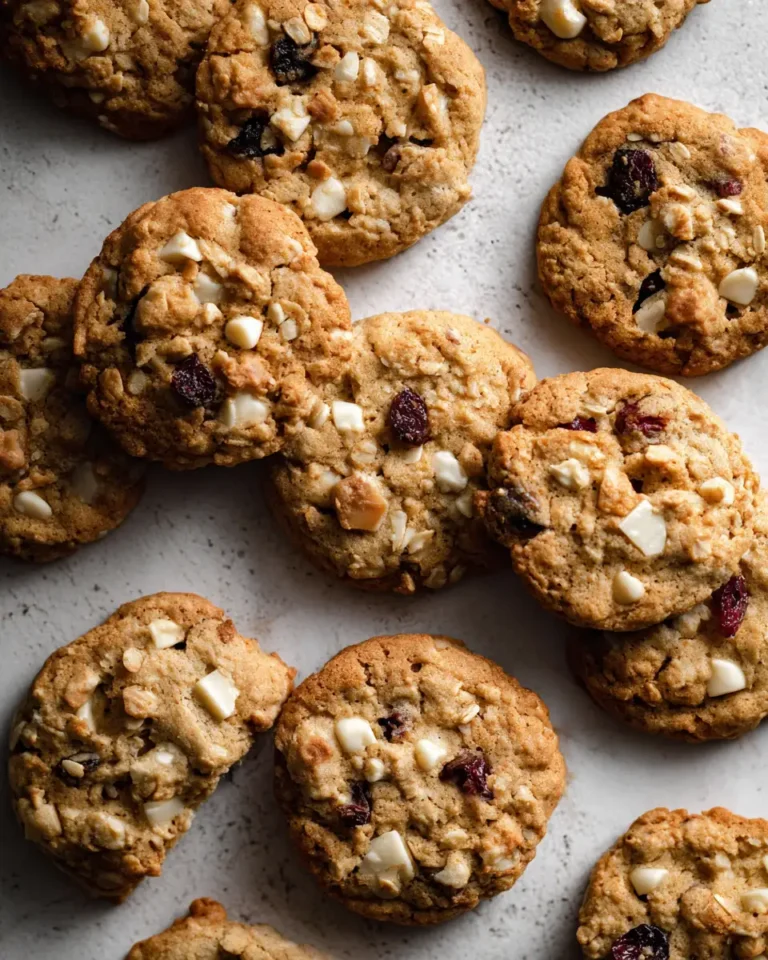 Irresistible White Chocolate Cherry Oat Cookies That Will Sweeten Your Day - Featured Image