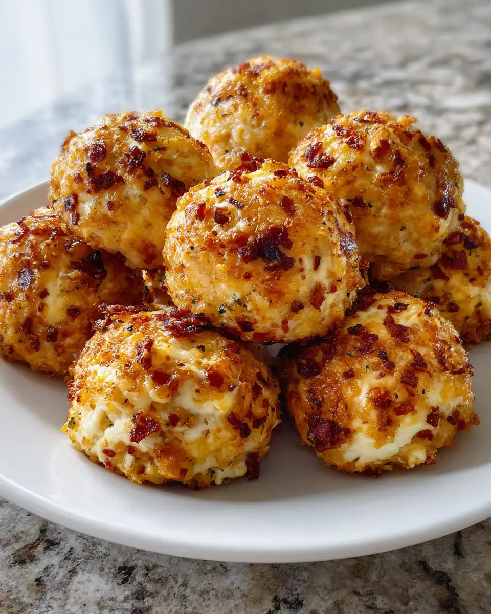 Bite-Sized Bliss: Irresistible Bacon Ranch Cheese Ball Bites - Featured Image