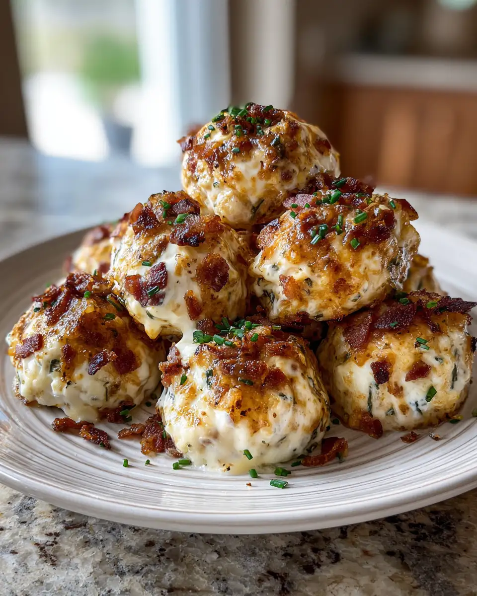 Final dish - Bite-Sized Bliss: Irresistible Bacon Ranch Cheese Ball Bites