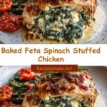 Irresistibly Delicious Baked Feta Spinach Stuffed Chicken Recipe