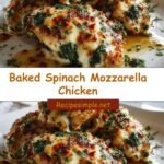 Irresistibly Delicious Baked Spinach Mozzarella Chicken Recipe