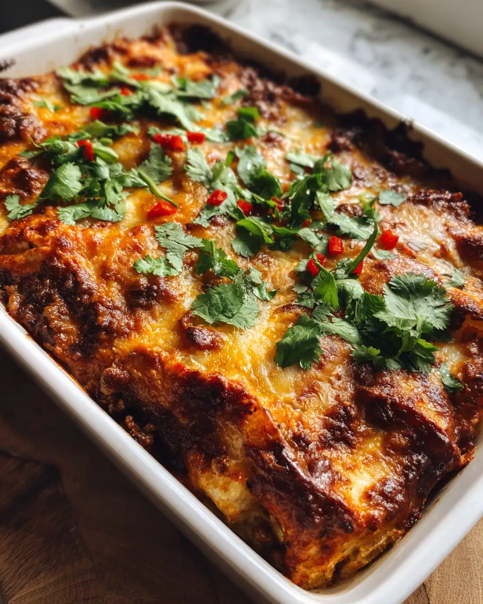Sizzling Sensation: Dive Into Our Ultimate Beef Enchilada Bake - Featured Image