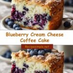 Bursting Bliss: Blueberry Cream Cheese Coffee Cake Delight