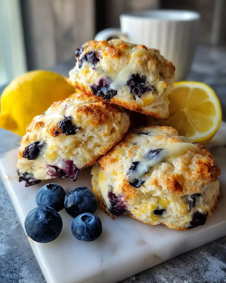 Bursting with Flavor: Perfect Blueberry Lemon Scones - Featured Image