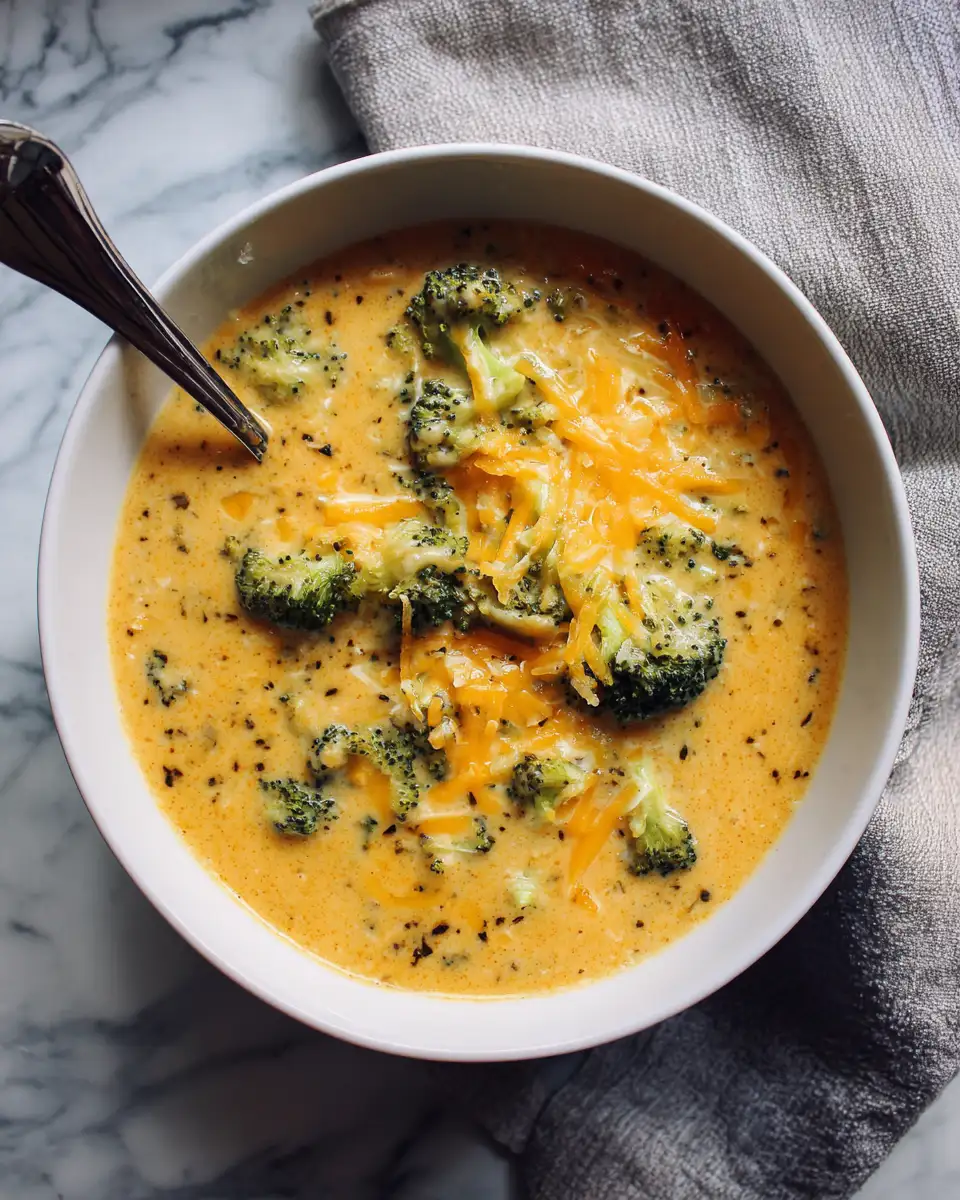 Final dish - Warm Your Soul with Irresistible Homemade Broccoli Cheddar Soup