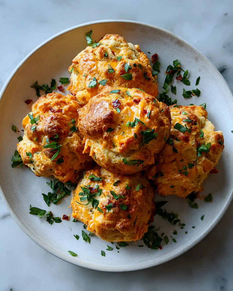 Final dish - Bite Into Boldness: Buffalo Chicken Stuffed Biscuits Explosion