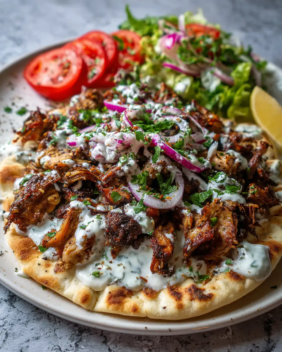 Final dish - Savor the Flavor: Chicken Shawarma with Irresistible Garlic Sauce
