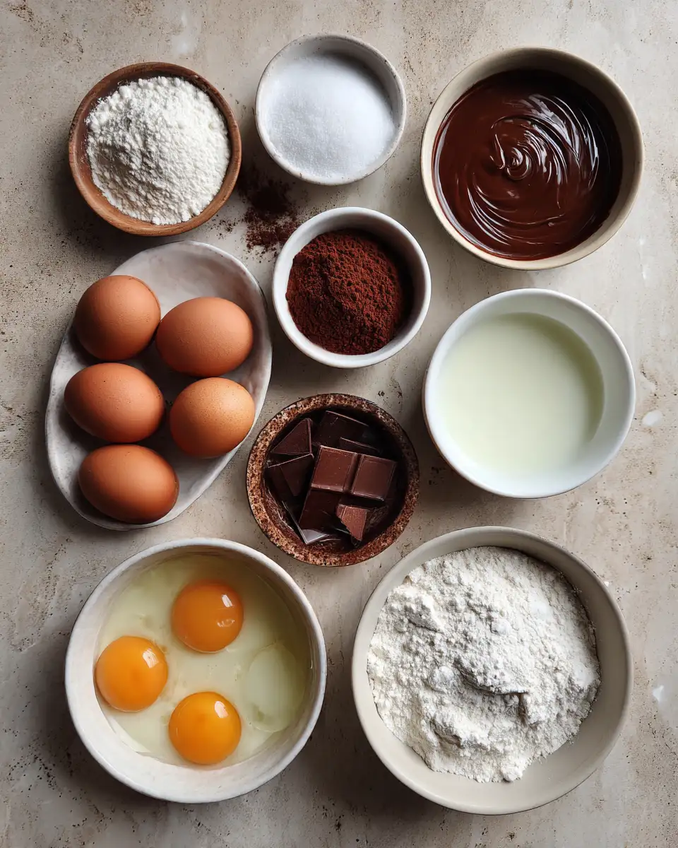 Ingredients for Indulge in Decadence: The Ultimate Chocolate Mousse Cake Experience