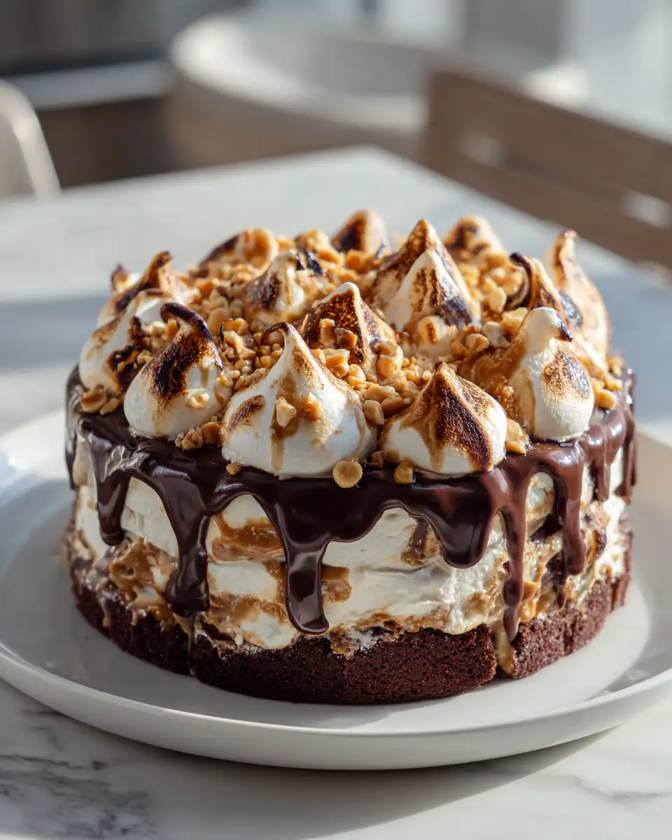 Decadent Delight: Chocolate Peanut Butter Poke Cake Perfection - Featured Image