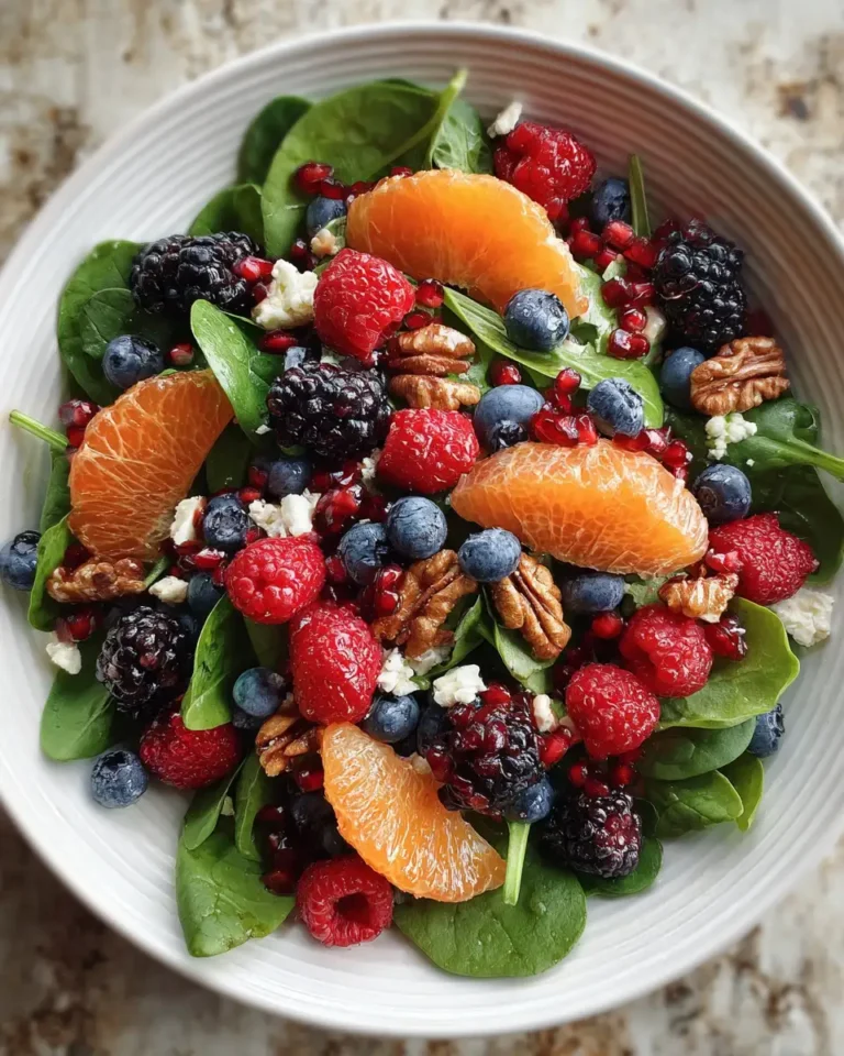 Zesty Citrus Berry Spinach Salad That Will Brighten Your Day - Featured Image